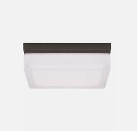 700owbxlincz120 Tech Lighting 008297303118 Boxie - 120v 23w 1 Led Outdoor Square Mount Bronze Frosted Glass