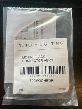 Tech Lighting 191963065080 Monopoint Freejack Connector Antique Brass