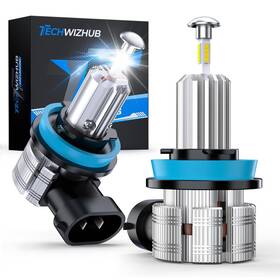 Ip68 Techwizhub H11/h9/h8 H 11 Fog Bulbs Cool White With Fan Light Waterproof Plug And Pla