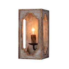 W8104-1 Terracotta Designs Nadia Farmhouse Country Single Light Sconce With 4 Inch Extension
