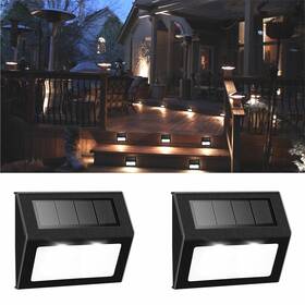 Ek-ss-57 Tftek Ek-ss-57#12-us Solar Fence Lights Outdoor Waterproof Deck Pathway Yard Lamp Stainless Stee