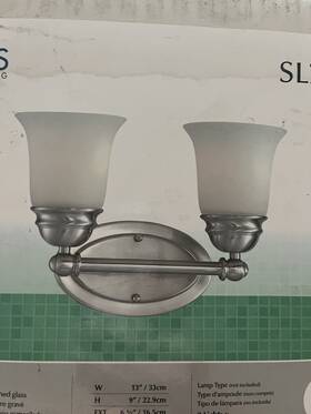 Sl714278 Thomas Lighting Bella 2-light Wall Lamp Brushed Nickel -