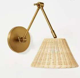 Wxm27981c Threshold Studio Mcgee Wall Lamp Adjustable Sconce Dim Switch Model