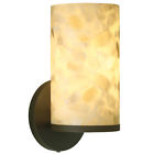 800sconyxz Tiella Arm Bronze Onyx Sconce Wall 1-light Hardwired
