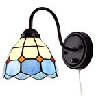 Tiffany Bedside Wall Mount Lamp With Dimmable Switch Industrial Vintage Tiffany Bedside Wall Mount Lamp With Dimmable Switch Industrial Vintage