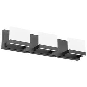 Tipace 757842031456 3 Lights Black Dimmable Led Vanity Light For Bathroom Up And Down Moder