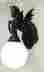 Tkb-232-k The Kings Bay Pegasus Wall Mounted Sconce Light Indoor Or Outdoor Winged Dragon Horse
