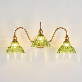Tlolgt 717097909740 Vintage Bathroom Vanity Light 3-light Bedroom Lighting Fixtures Green