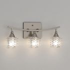 Tn-6069 Titan Lighting Matrix Bath Bar Satin Nickel Halogen 0843558044726