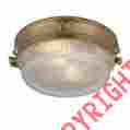 Tob4206bz-cg Thomas O Brian Visual Comfort Obrien Garey 2 Lgt Flush Mount Antique Brass Clear Glass