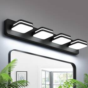 Hj0w28 Torondo Led Modern Bathroom Vanity Light Fixtures 4-light Acrylic Fix