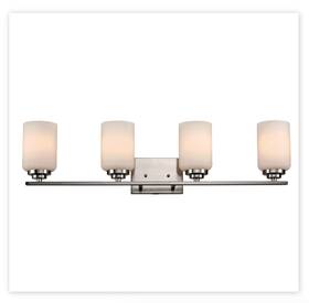 70524-bn Trans Globe Lighting Mod Pod 4-light Glass Drum Shaded Vanity Bar New In Box Nib