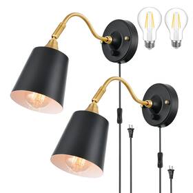 Gogol-sme-2p Trlife Wall Sconces Plug In Dimmable Lights With Cord Adjustable Light Gogol-sme-2p Trlife Wall Sconces Plug In Dimmable Lights With Cord Adjustable Light