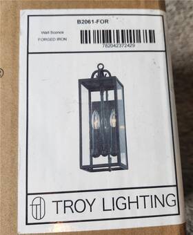 B2061-for Troy Lighting Caiden Outdoor Wall Sconce B2061-for Troy Lighting Caiden Outdoor Wall Sconce