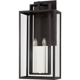 Sconce-25.5 Troy Lighting B3626-tbk Used Amire - 2 Light Wall Inches Tall And 12