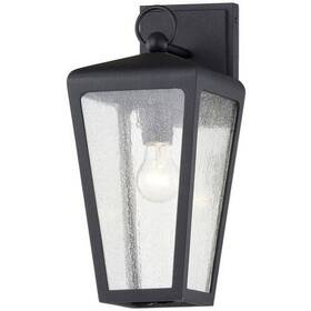 B7601 Troy Lighting Mariden 1-light Led Wall Sconce Lantern Black Textured Iron