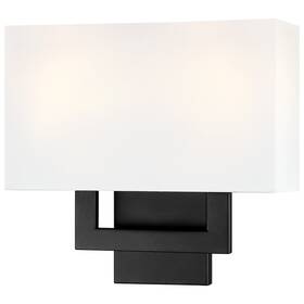 True Fine 719349274903 Black Wall Sconce Light With White Fabric Shade G3ujxsjxdtjkt63csdekpwstd8mu7mbs