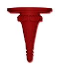 131-30 Tw-61 Pair Red Sconce Wall Hardwood Painted