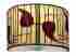 Tw12324 Dale Tiffany Wall Sconce Macintosh Reproduction 1 Light Dark Bronze Met