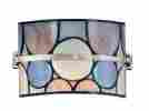 Tw13017 Dale Tiffany Wall Sconce Meridian Reproduction 1 Light Brushed Nickel M