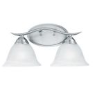 Sl-7482-78 Two 2-light Lighting Thomas Bath Nickel Bar - Brushed Sl-7482-78 Two 2-light Lighting Thomas Bath Nickel Bar - Brushed