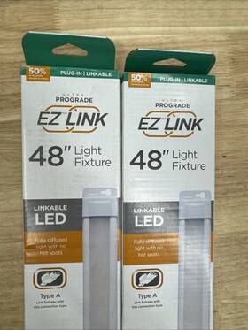64989-2 Ultra Prograde 2 Pack Under Cabinet Led Light Linkable White 48 Inch