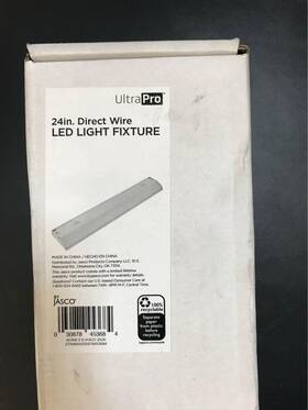 45368 Ultrapro 24 Inch Direct Wire Led Light Strip Fixture Selectable Brightness