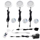 Under-cabinet-lights-3x2w-ww Aiboo Dimmable Led Under Cabinet Puck Lights Lamps 712411876784