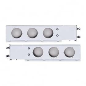 22300 United Pacific 430ss Internal Spring-loaded Light Bar With Three 4 Inch