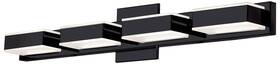 Vld-215-4w-mb Universal Lighting And Decor Viola 27 Inch Wide Painted Black 4-light Led Bath Light