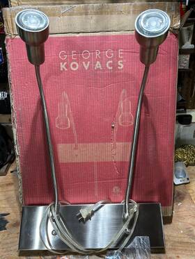 Mip4400-084-l Unk Pre Owned Kovacs Save Your Marriage 2 Lt Wall Lamp