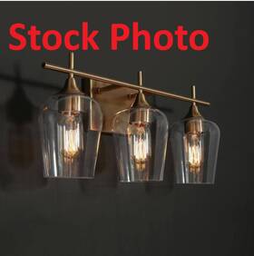 A04278 Uolfin Uolfinmodern Circle Bathroom Vanity Light 3-light Brass Gold Round Wall