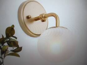 L7nmrbhd24075er Uolfin Modern Globe Gold Wall Sconce Lighting 1-light Bathroom Vanity Light