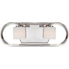 Uptr8602is Uptown Silver Quoizel Imperial 4 Theater " 2-light Vanity Row Light