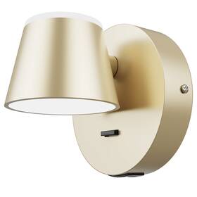 7540-1t-champaign-sconce Ursola Wall Light Led Sconce With On/off 1 Pc Hardwired Champaign