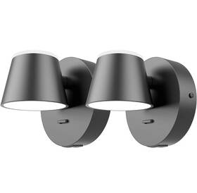Ursola 794697437040 Wall Light Sconce Set Of Two Led With On/off Switch Usb Charging Port