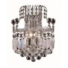 V8949w12c-rc Elegant Lighting Corona Light Royal Crystal Wall Sconce 848145069496