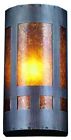 172348 Van Erp Mica Id Sconce Amber Wall