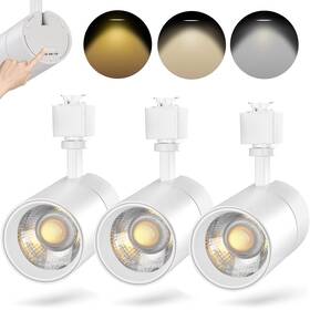 Vanoopee-3c-jt-20w-jr Vanoopee 3-color J Type Track Lighting Heads 20w For Juno Rail - Dimmable Bri