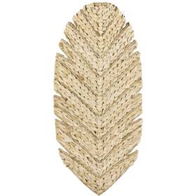 901k03fgn Varaluz Banana Leaf Wall Sconce French Gold With Natural Seagrass