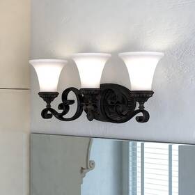 W0303 Vaxcel Avenant 3 Light Bronze Bathroom Vanity Fixture W0303 Vaxcel Avenant 3 Light Bronze Bathroom Vanity Fixture