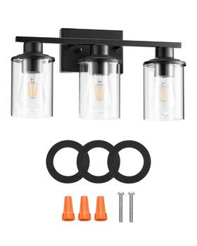 Thn00084b-3 Vevor 3-light Bathroom Light Fixtures Modern Vanity Over Mirror