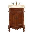 Vf-1005 Elegant Lighting Single Bathroom Vanity Set In Brown 848145018241