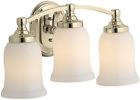 11423-af Vibrant Kohler Gold French Brand Triple Sconce Bancroft Wall