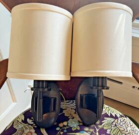 2007hab-l Visual Comfort Set Of 2 Bz 10122975 Wall Sconces Indoor Lighting Bronze Silk