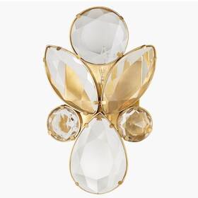 2015pn-cg Visual Comfort Kate Spade Lloyd Wall Sconce Floor Sample 10 Inch Hx6 W. Side View 3 1/2 649.00