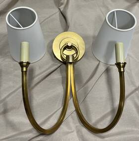 2126hab-l Visual Comfort Tob - Wall Sconce Light Antique Brass Hand Rubbed