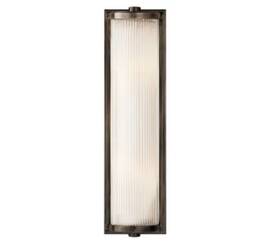 2141bz-fg Visual Comfort Tob Dresser 18 Inch Long Glass Rod Bath Bar Bronze