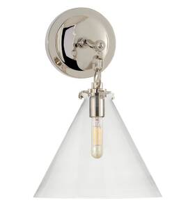 2225pn Visual Comfort 2225pn/g6-cg Signature Collection Katie Small Conical Sconce Thomas Oftbrien Pn