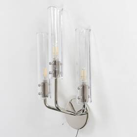 2483pn-cg Visual Comfort Aerin Casoria Triple Sconce 17 Inch Tall In Nickel Arn